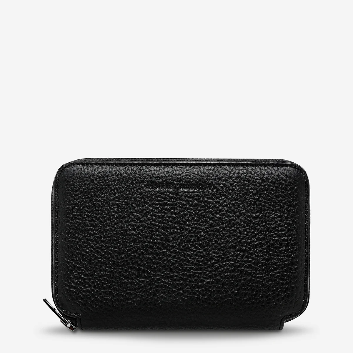 Nowhere To Be Found Passport Wallet - Black