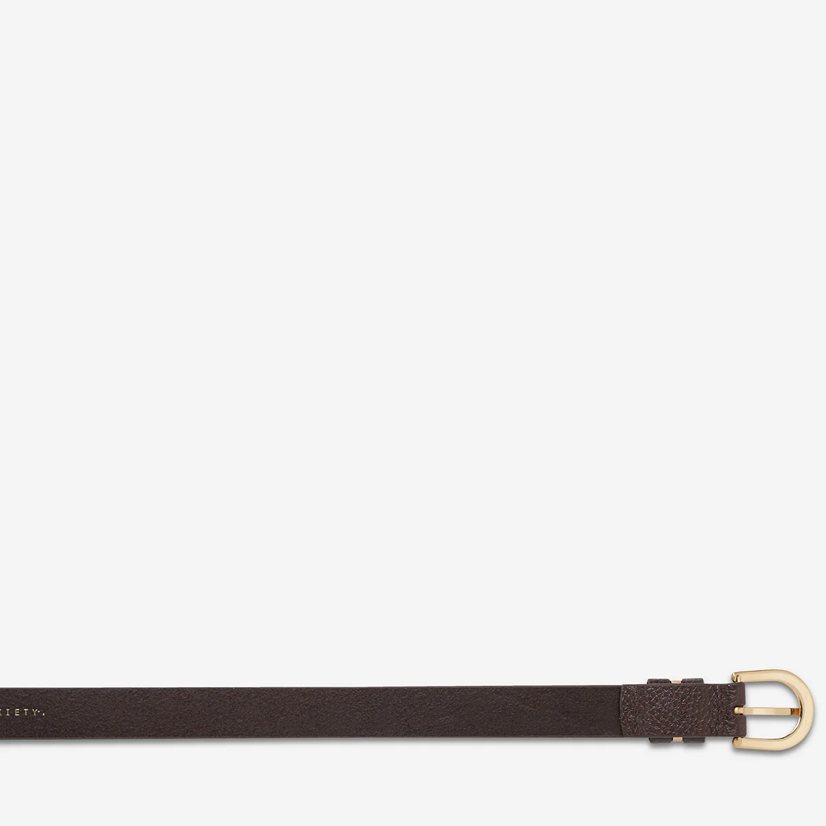 Over And Over Belt - Choc/Gold - Image 6